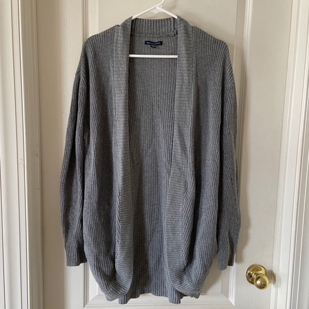 American Eagle Gray Cardigan